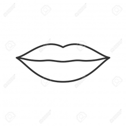 Lips Clipart Outline – 2.000.000 Cool Cliparts, Stock Vector And ...