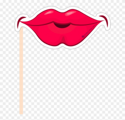 Party Photobooth Props Figure Lips - Props For Photo Booth Lips ...