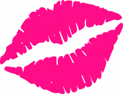 lip clip art hot pink lips hot pink lips clip art vector clip art ...
