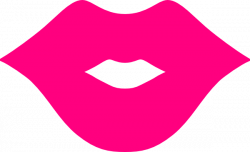 Pink lips clip art at vector clip art - Clipartix