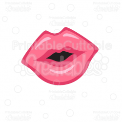 Kissing Lips SVG Cutting File & ClipartSVG Cutting File & Clipart