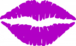 Purple Lips Clip Art at Clker.com - vector clip art online, royalty ...