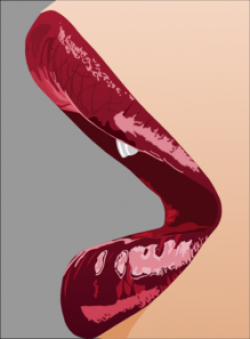 Red Lips Clip Art at Clker.com - vector clip art online, royalty ...