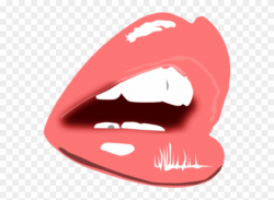 Talking Mouth Clipart - Glossy Lips Clipart - Png Download (#114029 ...