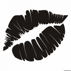 lips silhouette | Free Vector Description: Free vector illustration ...