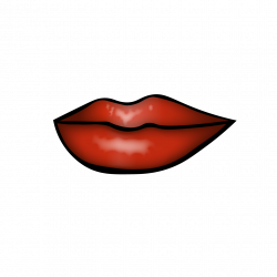 Kiss lips clipart | Ruesch Design | Custom design, Clip art, Design