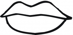 Lips Clip Art Black And White | Clipart Panda - Free Clipart Images