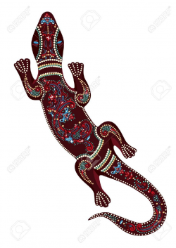 Aboriginal Clipart goanna 4 - 919 X 1300 Free Clip Art stock ...