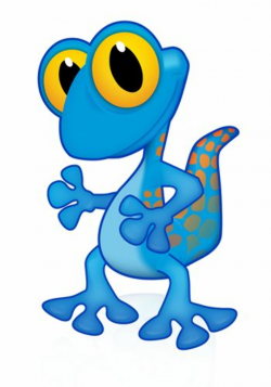 blue lizard | Baby clip art, Cute lizard, Cartoon drawings