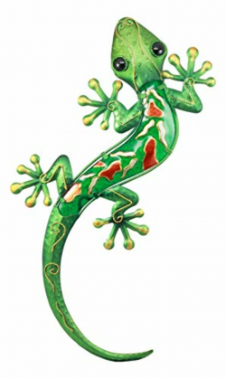 Amazon.com: owzonefigurine Crawling Green Vibrant Colors ...