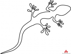 Free Lizard Outline Cliparts, Download Free Clip Art, Free ...