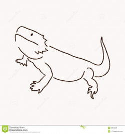 Lizard Clipart easy 3 - 1300 X 1390 Free Clip Art stock ...