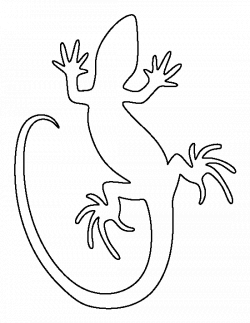 Simple lizard drawing clipart images gallery for free ...