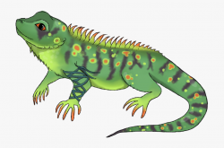 Horned Lizard Clipart Green Iguana - Calotes Clipart #323707 ...
