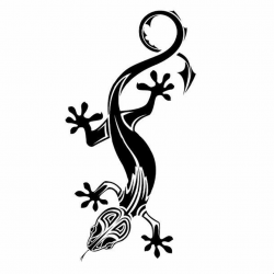 Tribal Lizard Tattoo Design | Lizard tattoo, Hawaiian tattoo ...