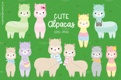 Llama Alpaca Vector EPS PNG Clipart