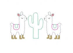 Llama Cactus Bean