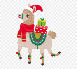 tring Christmas Festival 30th November - Llama Christmas Clipart ...