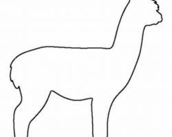 Llama Outline | Free download best Llama Outline on ClipArtMag.com