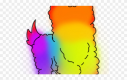 Llama Clipart Rainbow - Png Download (#2665549) - PinClipart
