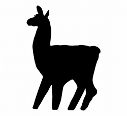 Jpg Free Stock Silhouette Medium Image Png - Llama Silhouette Png ...