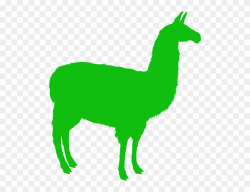 Llama Silhouette Transparent Clipart (#1681593) - PinClipart
