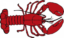 lobster clipart | Lobster Outline clip art - vector clip art ...