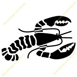 Black Lobster Clip Art. | Clipart Panda - Free Clipart Images