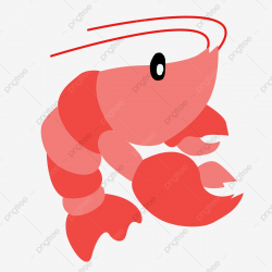 Cute Pink Lobster Illustration, Pink, Lobster, Seafood PNG ...