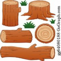 Logs Clip Art - Royalty Free - GoGraph