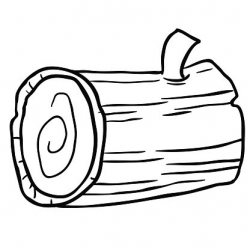 Log clipart black and white 5 » Clipart Station