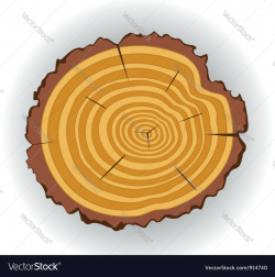 Wooden cut clip-art
