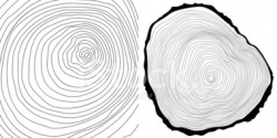 Vector Tree Rings Background and Tree Log Cutted stock ...