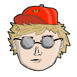 Logan Paul Cartoon Illustration | Art Print