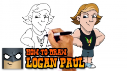 How to Draw Logan Paul | Cartoons for Kids