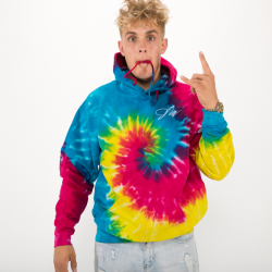 Jake Paul Rainbow Tie-Dye Hoodie in 2019 | Jake paul merch ...