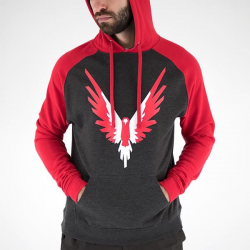 Maverick Red 2-Tone Hoodie in 2019 | Logan paul merch, Logan ...