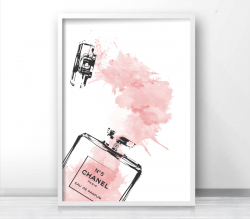 Inspired Coco Chanel Logo, Bottle Perfume Chanel, Fashion Print, Typography  Gallery Wall Art, Print Bottle, Fashion Poster. 91 sold by Sunshine Store  ...