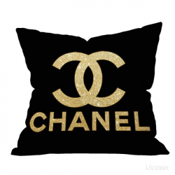 Gold Channel LOgo Pillow Cases | Cushion Cover | Pillows ...