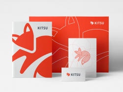 Logo Design Inspiration — Kitsu Branding by Ramotion