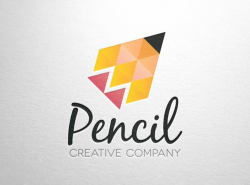 Pencil Creative Logo Template | Diseño gráfico | Logo design ...