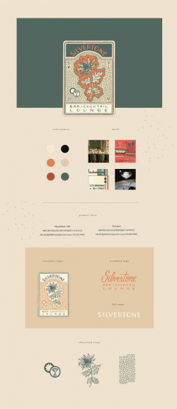 Branding: Silvertone / Bar Concept | Branding design ...