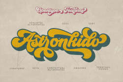 Groovy - Retro Font