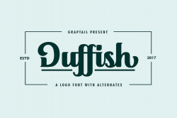 Duffish - Logo Font #unlimiteddownloads | Logo fonts free ...