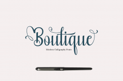 Boutique Calligraphy Font - Befonts.com