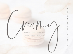Creamy | Handwritten Font by Fonts Collection on Dribbble