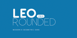 Leo Rounded Font Family (2 styles) by OneDollarFont