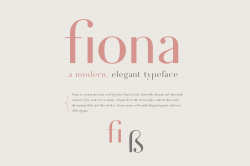 I love this font for you... Fiona - An Elegant Typeface by ...