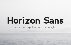 Horizon Sans Serif Grotesque Font