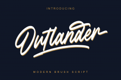 Outlander Brush Script ~ Script Fonts ~ Creative Market